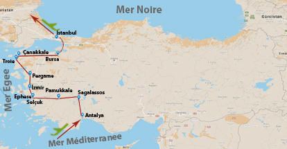 Côtes Turquoise et Egéenne
